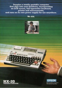 Epson HX-20 Portable Computer Brochure
