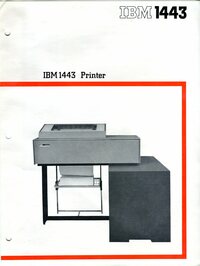 IBM 1443 Printer