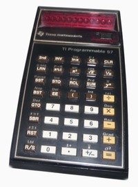 TI-57 Programmable Calculator