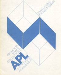Instructors Manual Introduction to APL and Computer Programming