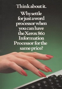 Xerox 860 Information Procesor