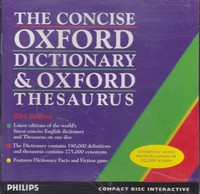 The Concise Oxford Dictionary & Oxford Thesaurus