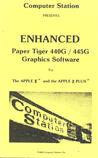 Enhanced Paper Tiger 440G / 445G Graphics Software
