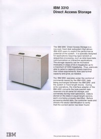 IBM 3310 Direct Access Storage
