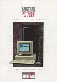 Amstrad PC 2086 Brochure