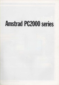Amstrad PC 2000 Series