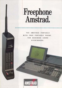 Freephone Amstrad Brochure