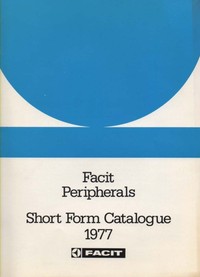 FGacit Peripherals Catalogue 1977
