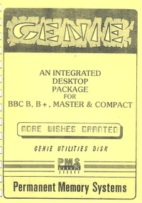 Genie Utilities Disk