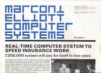 Marconi Elliott Computer Systems Number 1