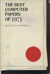 The Best Computer Papers of 1971