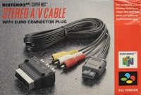 Nintendo 64/SNES Stereo AV Cable
