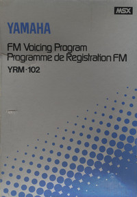 Yamaha FM Voicing Program YRM-102