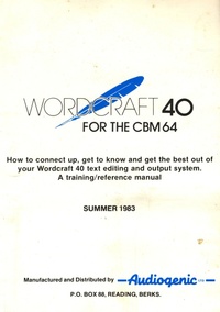 Wordcraft 40 for the CBM 64