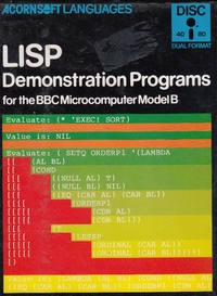 LISP - Demonstration Programs Disk Version