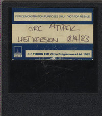 Orc Attack (Thorn EMI Beta Cartridge)