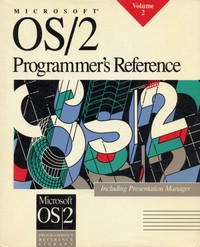 Microsoft OS/2 Volume 2 - Programmers Reference