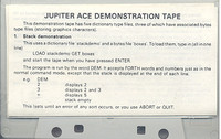 Jupiter Ace Demonstration Tape
