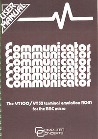 Communicator VT100/52 Terminal Emulation ROM