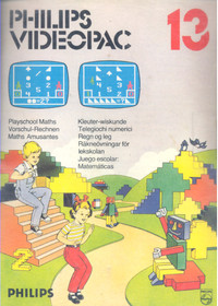 Philips Videopac 13 -  Playschool Maths