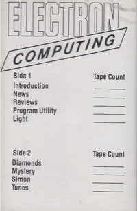 Electron Computing September 1985