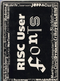 RISC User Fonts