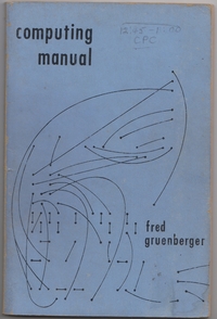 Computing Manual (University of Wisconsin, 1952)