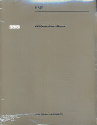 VMS General User's Manual