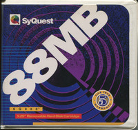 SyQuest 88MB Removable Hard Disk Cartridge