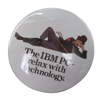 IBM Charlie Chaplin Badge  