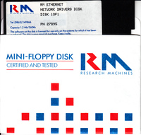 RM Ethernet Network Drivers Disk PN 27895