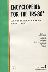 Encyclopedia for the TRS-80 Volume 4