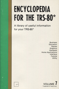 Encyclopedia for the TRS-80 Volume 7