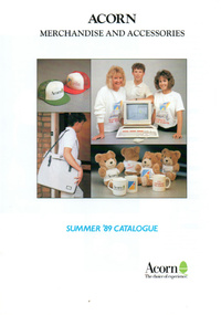 Acorn Merchandise and Accessories - Summer 1989 Catalogue