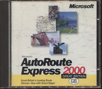 Microsoft AutoRoute Express Great Britain 2000