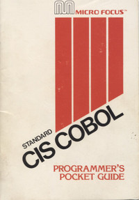CIS COBOL Programmer's Pocket Guide