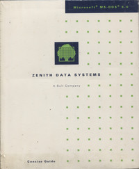 Microsoft MS-DOS 5.0 Zenith Data Systems Concise Guide