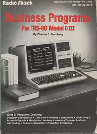 Business Programs for TRS-80 Model I/III
