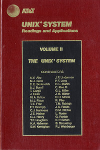 Unix System Readings and Applications, Volume II
