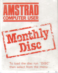 Amstrad Computer User Monthly Disc Jan 1986 