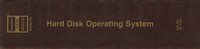 Hard Disk Operating System