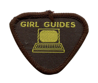 Brownie Guide Computer Badge 1987-1992