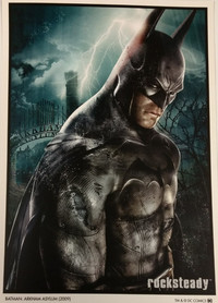 Batman Arkham Asylum 2009 A4 Poster