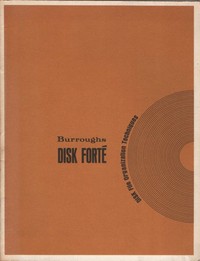 Burroughs Didk Fort Techniques