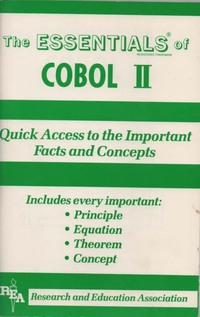 The Essentials Of COBOL II