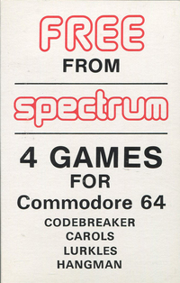 Free From Spectrum: 4 Games for Commodore 64