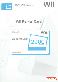 Wii Points Card