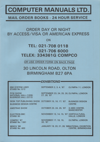 Computer Manuals LTD. Catalogue