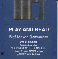 Play and Read - Prof Makes Sentences