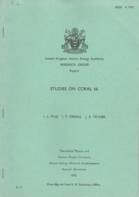 Studies on Coral 66